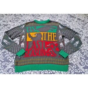 Game of Thrones Ugly Christmas Sweater Mens M Tis the Last Season‎ Sweatshirt